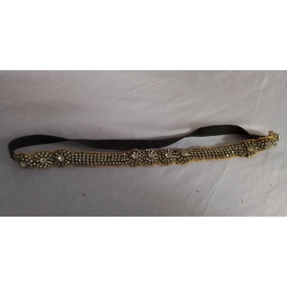 Rhinestone Headband With Elastic Band For Women Or Girls